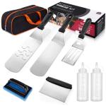 8-Piece Griddle Accessories Kit with Carry Bag