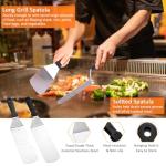 8-Piece Griddle Accessories Kit with Carry Bag