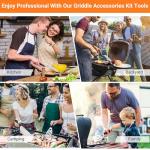 8-Piece Griddle Accessories Kit with Carry Bag