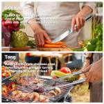 20-Piece Stainless Steel BBQ Grill Accessories Kit