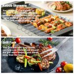 20-Piece Stainless Steel BBQ Grill Accessories Kit