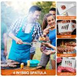 20-Piece Stainless Steel BBQ Grill Accessories Kit