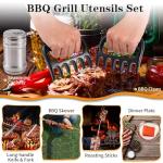 Portable Camping Cookware and Utensils Set