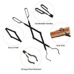 32” Fire Pit Poker and 26” Tongs Set