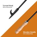 32” Fire Pit Poker and 26” Tongs Set