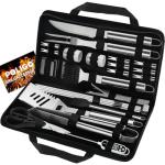 POLIGO 29-Piece Stainless Steel Grill Tool Set