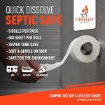 Firebelly Outfitters RV Toilet Paper - 8 Rolls