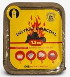Instant Charcoal Briquettes, 1.3 kg – 3-5 Hour Burn