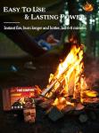 Easy-Burning Fire Starter Squares for Grilling