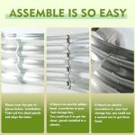 Round Zinc Steel Fire Ring for Backyard and Camping