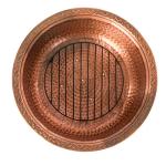 Palermo Copper Fire Pit with Steel Stand