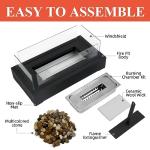 KORNIFUL Portable Mini Fire Pit for Indoor/Outdoor Use