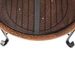 Palermo Copper Fire Pit with Steel Stand