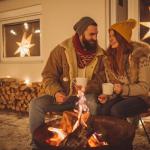 DENKOE Heavy-Duty Round Outdoor Fire Pit