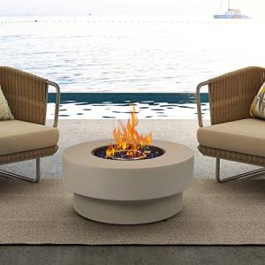 33-inch Round Outdoor Propane Fire Pit Table