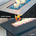BALI OUTDOORS 42" Propane Fire Pit Table