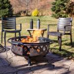 Sunnydaze Large Bronze Chimenea, 36 Inches