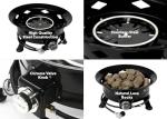 Flame King Portable Smokeless Propane Fire Pit 24”