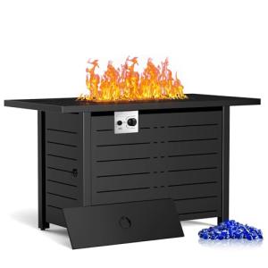 ZAFRO 43-Inch 2-in-1 Fire Pit Table