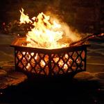 Yaheetech 28in Outdoor Hex Fire Pit Bowl