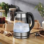 1.7L Electric Kettle – Fast Boil Borosilicate Glass