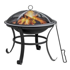 Compact 55.9 cm Fire Pit for Outdoor Fun