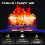 EAST OAK Smokeless Fire Pit 21'' for Outdoors