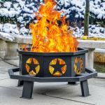 Panovue 35-Inch Heavy Duty Outdoor Fire Pit