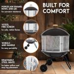 Bessemer Outdoor Patio Grill Fire Pit