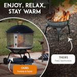 Bessemer Outdoor Patio Grill Fire Pit