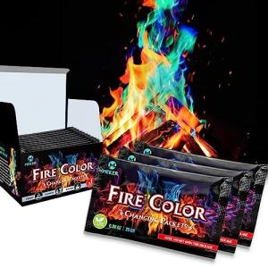 Meker Color Changing Fire Pack for Grilling