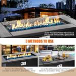 Walsunny 45" Propane Fire Pit Table - 50,000 BTU