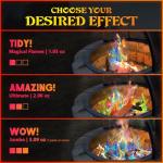 Meker Color Changing Fire Pack for Grilling