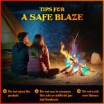 Meker Color Changing Fire Pack for Grilling