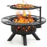 BALI OUTDOORS Wood Burning Patio Fire Pit