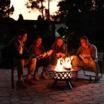 BALI OUTDOORS Wood Burning Patio Fire Pit