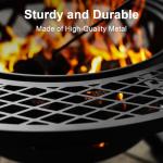 BALI OUTDOORS Wood Burning Patio Fire Pit