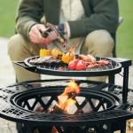 BALI OUTDOORS Wood Burning Patio Fire Pit