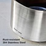 EAST OAK 29" Smokeless Stainless Steel Fire Pit