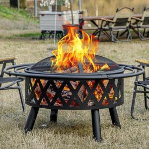 EcoNook 36-Inch Wood Burning Fire Pit Set