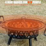 36 Inch Wood Burning Fire Pit with Screen