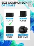 Coconut Charcoal Cubes XL Pack of 72