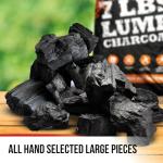 Premium Jumbo Lump Charcoal for Grilling and Smoking