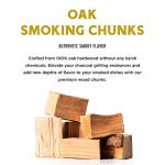 Oak Wood Chunks for Smoking and Grilling