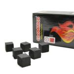 Coconut Charcoal Cubes for BBQ Grilling - 96 Pack