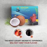 Sunlight Premium Coconut Charcoal Flats - 60 Half Cubes