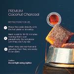 Sunlight Premium Coconut Charcoal Flats - 60 Half Cubes