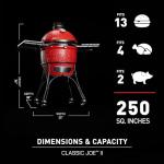 Kamado Joe 18" Charcoal Grill with Cart and Tools