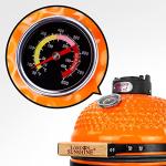 Portable Ceramic Charcoal Kamado Grill Smoker