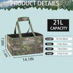 KULPORT Fishing Tackle Bag Fishing Bags for Freshwater Fishing or Saltwater Fishing Non-Slip Shoulder Strap & Suitable for 3700/3600/3500 Tackle Box-Medium